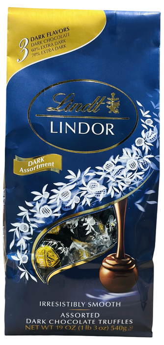 Lindt Lindor Assorted Dark Chocolate Truffles 21.2 oz