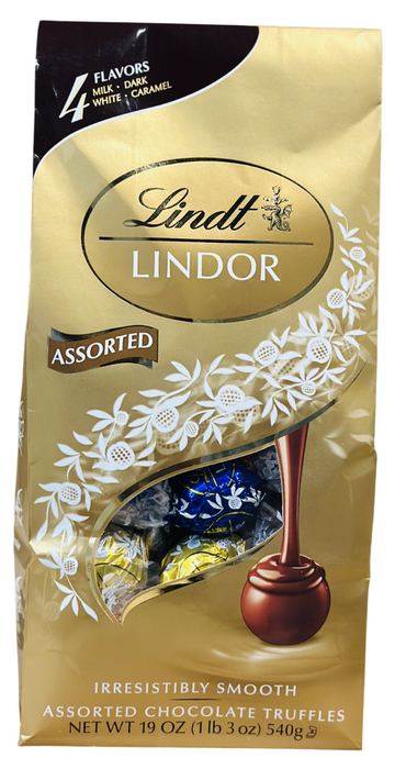 Lindt Lindor Assorted Chocolate Truffles 19oz Bag