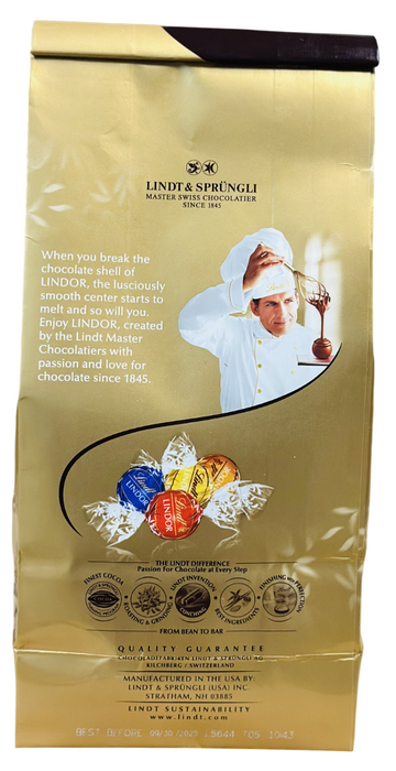 Lindt Lindor Assorted Chocolate Truffles 19oz Bag