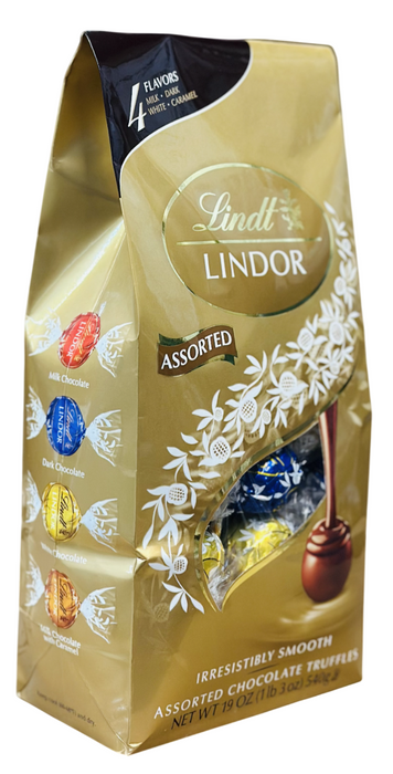 Lindt Lindor Assorted Chocolate Truffles 19oz Bag