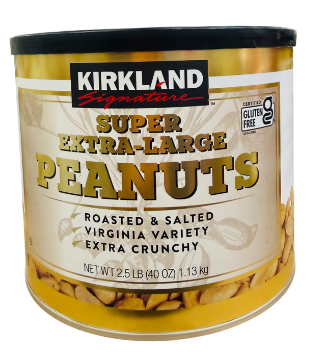 Kirkland Signature Super Extra-Large Roasted & Salted Virginia Peanuts,  2.5 lb