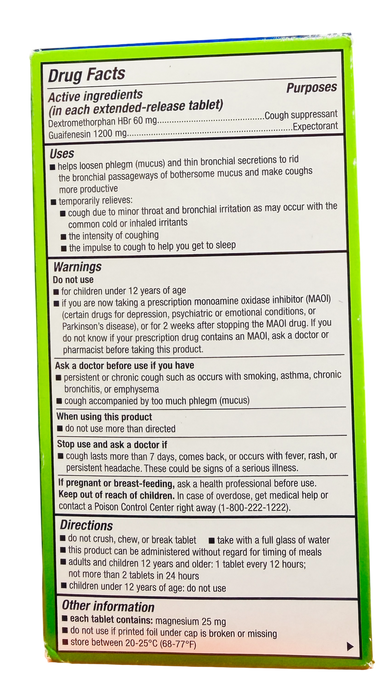 Kirkland Signature 84 Count Mucus DM Extended-Release Tablets