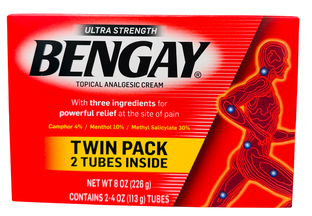 Bengay 2 X 4oz tubes Ultra Strength Cream, Pain Relief