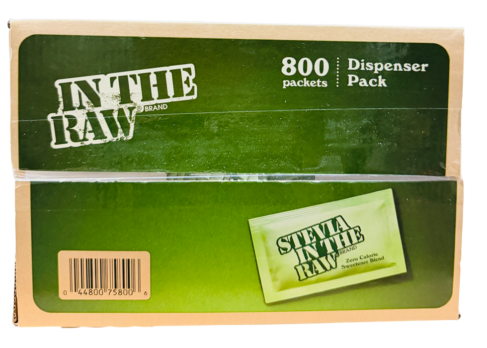Stevia In The Raw Zero Calorie Sweetener Blend, 800 Packets (28.2 oz)