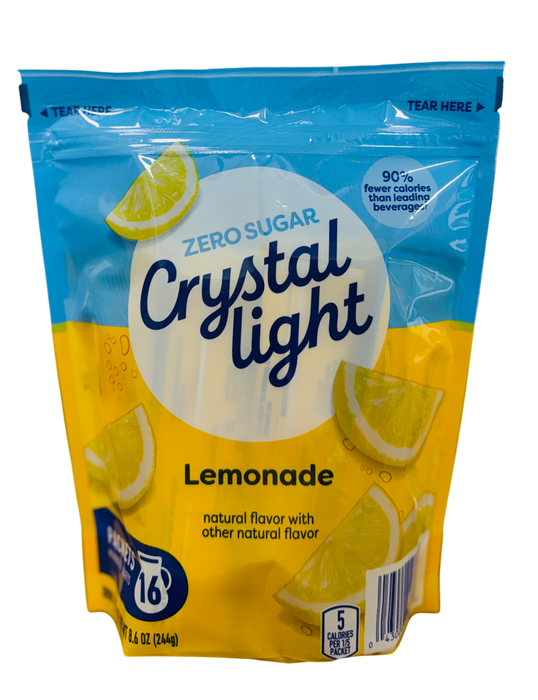 Crystal Light Drink Mix, Lemonade, 16-count