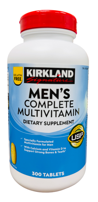 Kirkland Signature 300 Tablets Men’s Complete Multivitamins; Exp: 05/28