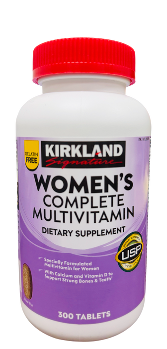 Kirkland Signature 300 Tablets Women’s Complete Multivitamins; Exp: 06/28