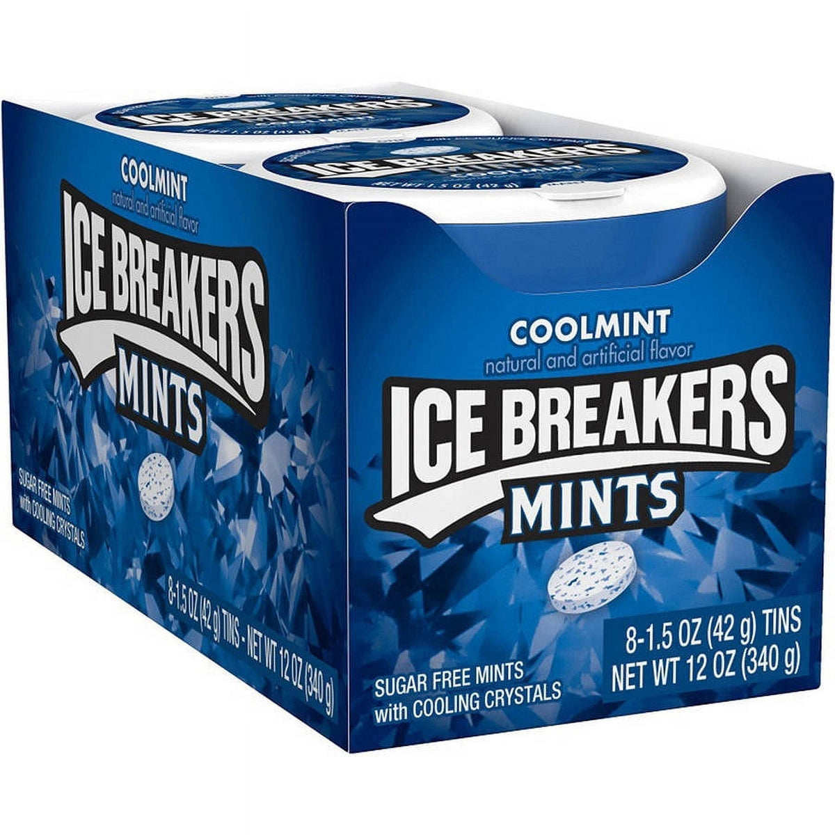 Ice Breakers Sugar Free Mints, Cool Mint, 1.5 oz, 8-count — Syessa