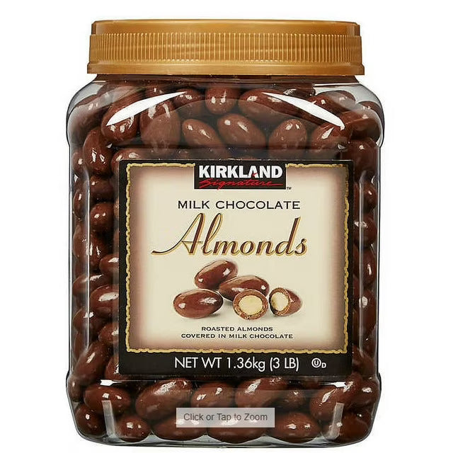 Kirkland Signature Milk Chocolate Covered Almonds, 3lbs