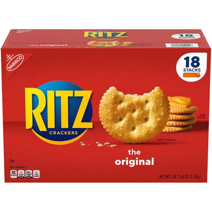Ritz Crackers - Original 18 Individual packets  61.65 oz