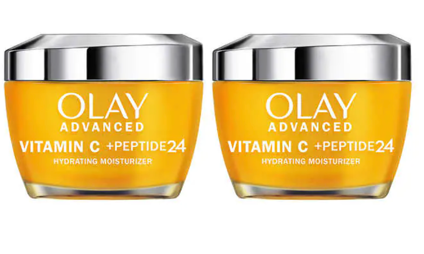 OLAY Vitamin C & Peptide 24 Advanced Moisturizer, 1.7 oz, 2-pack