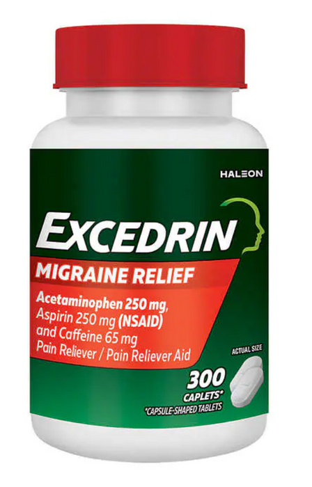 Excedrin 300ct  Migraine Relief Caplets