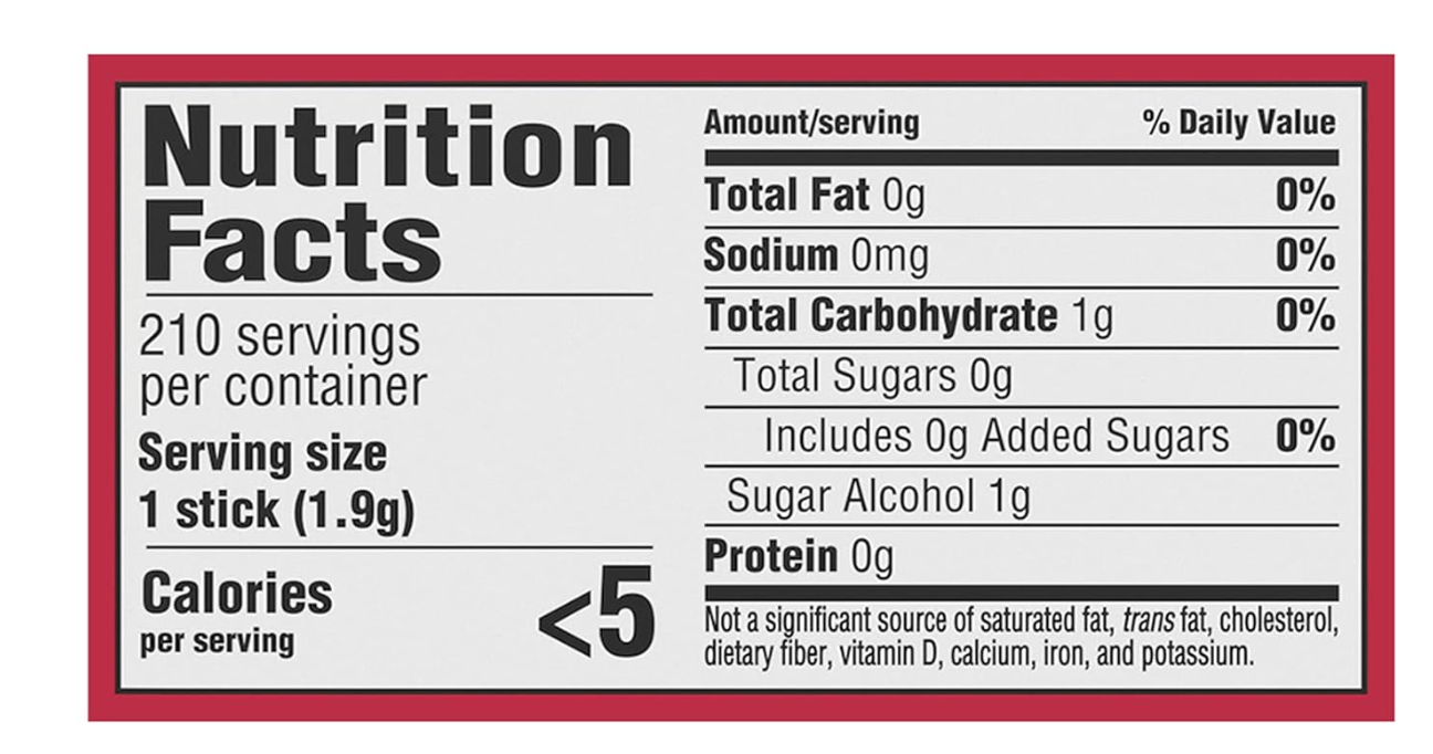 Trident Island Berry Lime Sugar Free Gum - 12 Packs of 14 Pieces