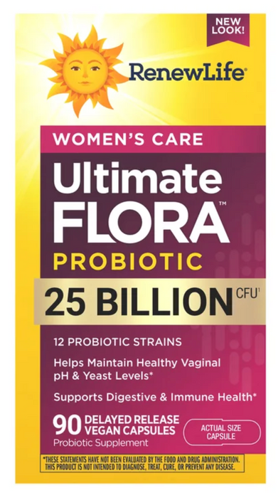 RenewLife 90ct Women’s Probiotic Capsules 25 Billion CFU