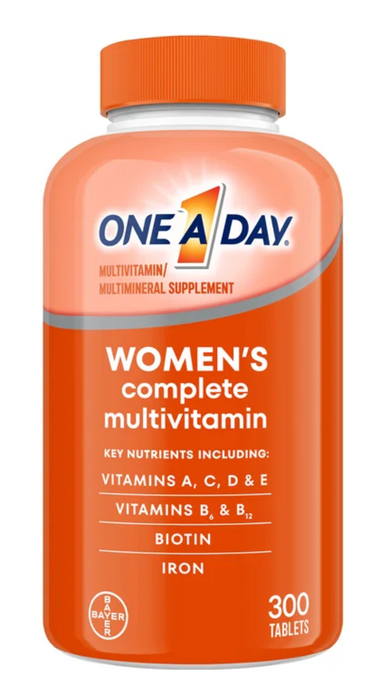 One A Day Women's 300ct complete Multivitamin Tablets
