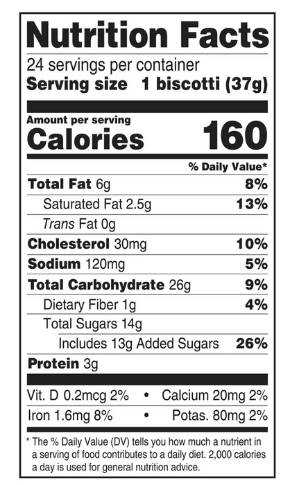 Nonni’s Almond Chocolate Biscotti 24ct – Individually Wrapped Biscotti with Roasted Almonds