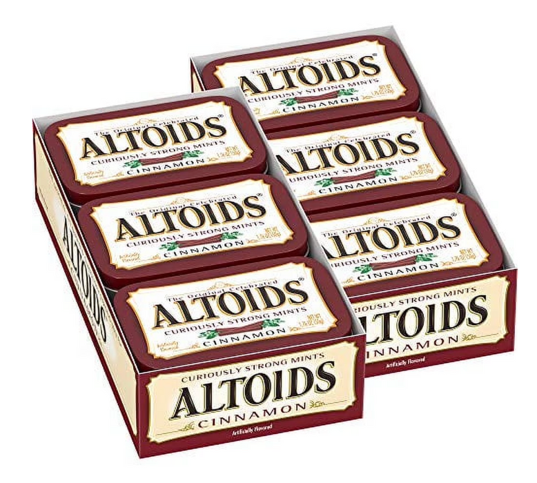 Altoids Breath Mints, Cinnamon, 1.76 oz, 12-count
