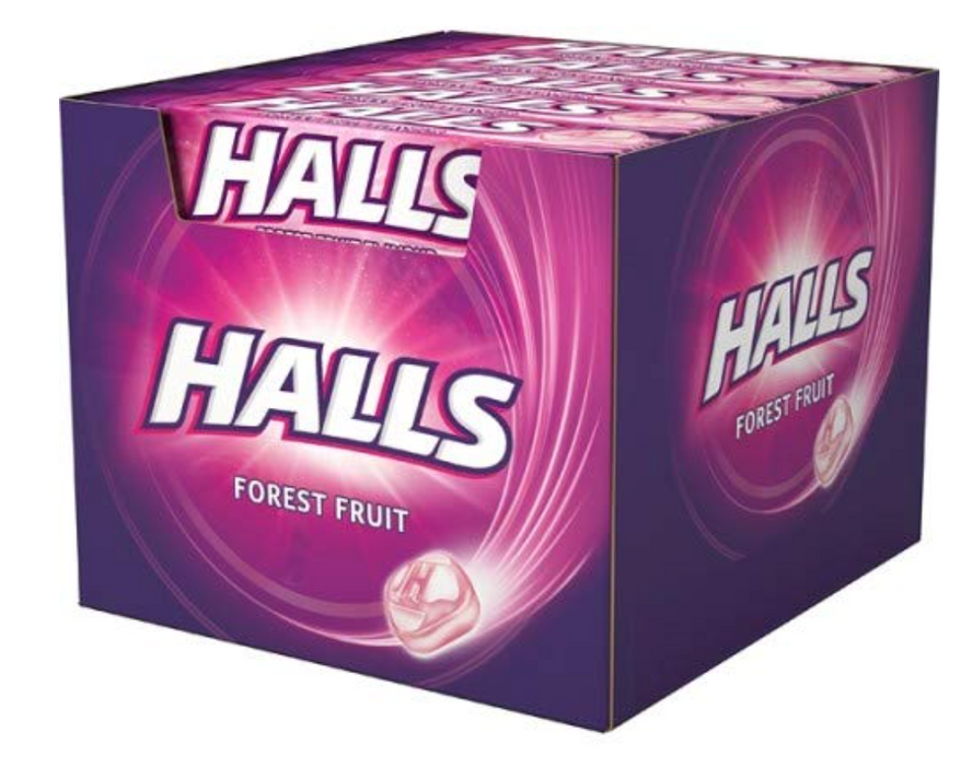 Halls Forest Fruit cough drops - 9-count, 20-pack