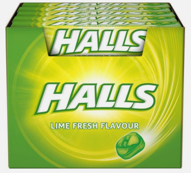 Halls Lime Fresh cough drops - 9-count, 20-pack