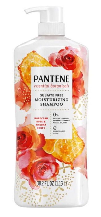 Pantene 38.2 fl oz Free Moisturizing Shampoo – Moroccan Rose & Manuka Honey