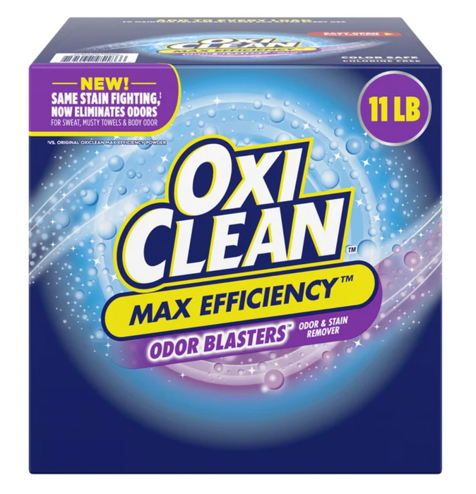 OxiClean Max Efficiency Odor Blasters Powder Laundry Booster, 11 lb