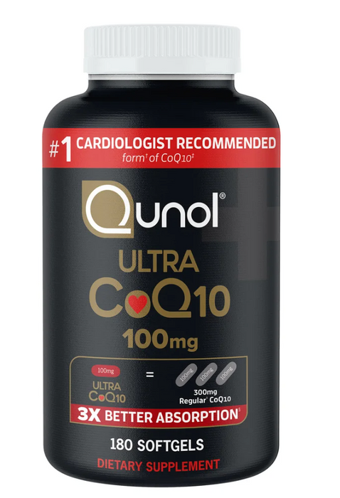 Qunol Ultra CoQ10 100 mg., 180 Softgels