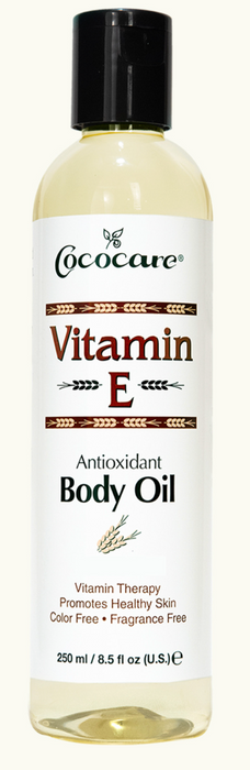Cococare Vitamin E Antioxidant Body Oil, 8.5 fl oz (250 mL) – Fragrance-Free Moisturizing Skin Therapy Oil