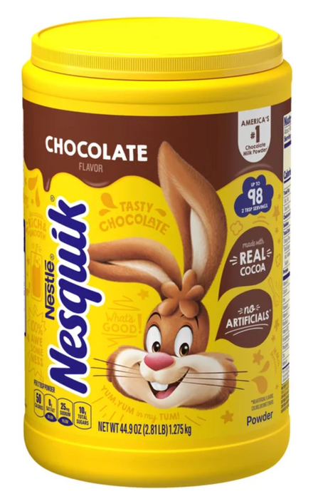 Nestlé Nesquik Chocolate Powder Drink Mix, 44.9 oz (2.81 lb)