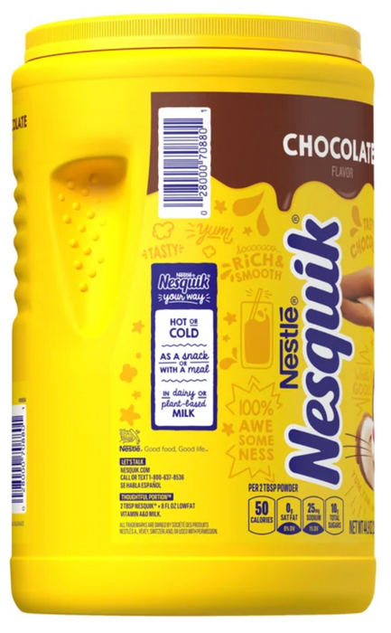 Nestlé Nesquik Chocolate Powder Drink Mix, 44.9 oz (2.81 lb)