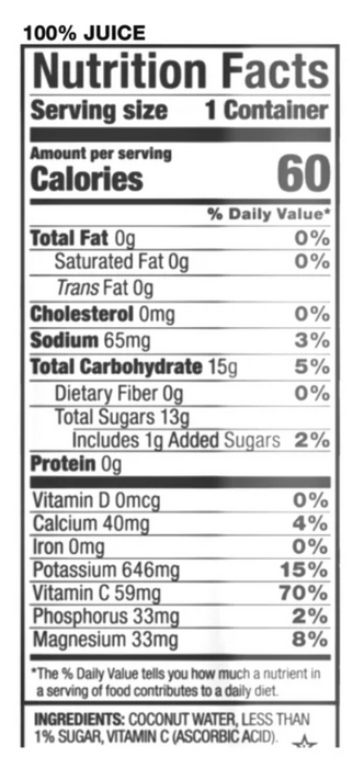 Vita Coco Original Coconut Water, 18 Pack (11.1 fl oz Each) - Hydrating Beverage
