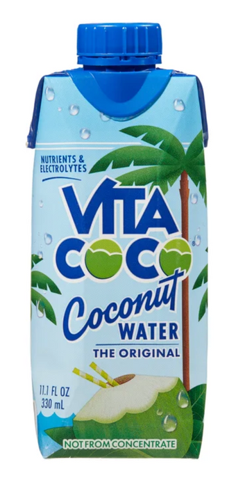 Vita Coco Original Coconut Water, 18 Pack (11.1 fl oz Each) - Hydrating Beverage