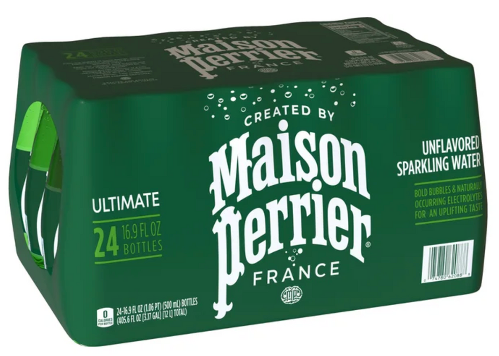 Maison Perrier 24 Bottles (16.9 fl oz Each) Ultimate Unflavored Sparkling Water/France