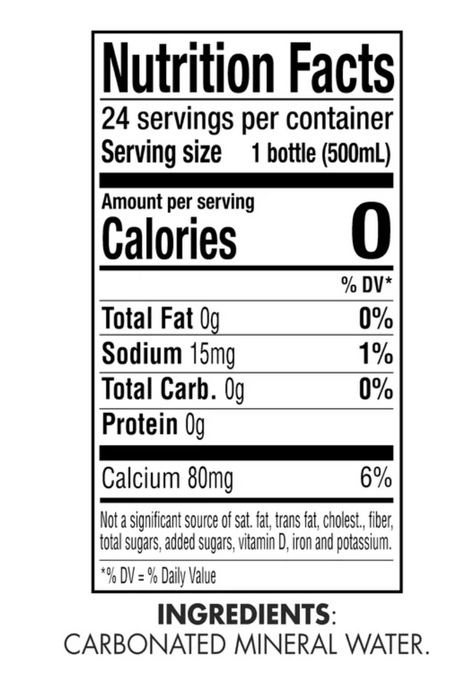 S.Pellegrino 24 Bottles (16.9 fl oz Each)  Sparkling Natural Mineral Water
