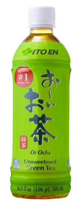 ITO EN Oi Ocha Unsweetened Green Tea, 12 Bottles (16.9 fl oz Each)