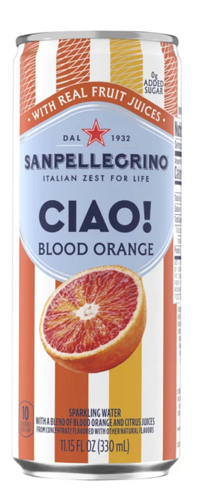 San Pellegrino CIAO! 24 Cans (11.15 fl oz Each) Flavored Sparkling Water Variety Pack