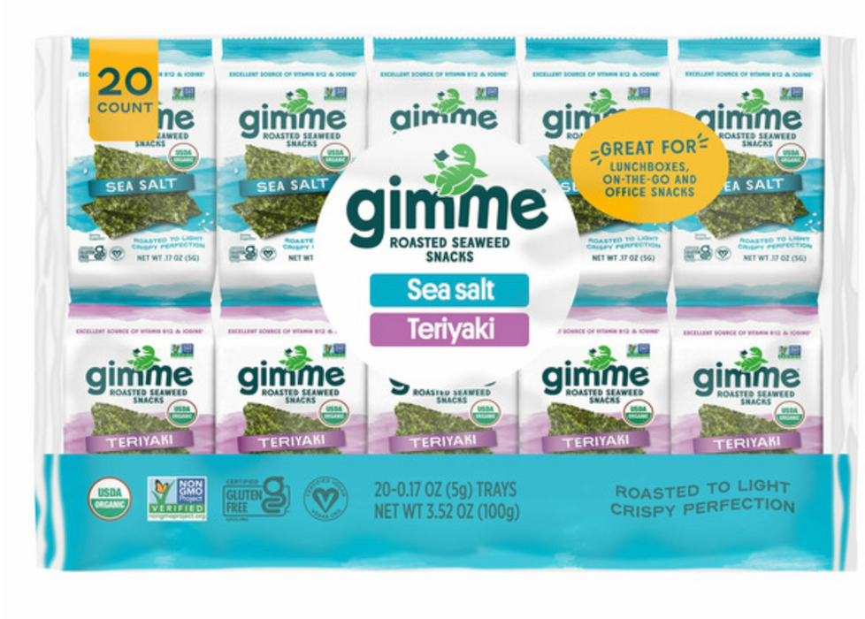 Gimme Organic Seaweed Variety Pack, .17 oz, 20-count