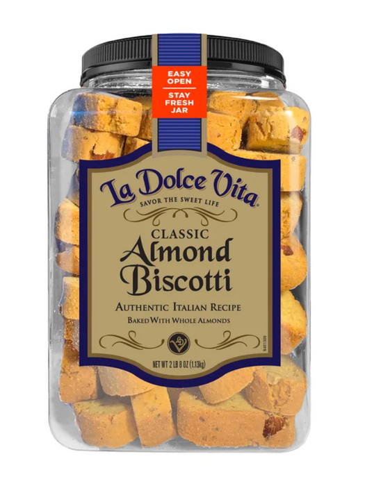 La Dolce Vita Classic Italian Biscotti, 40 oz