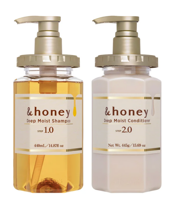 &honey Deep Moist Shampoo & Conditioner Set