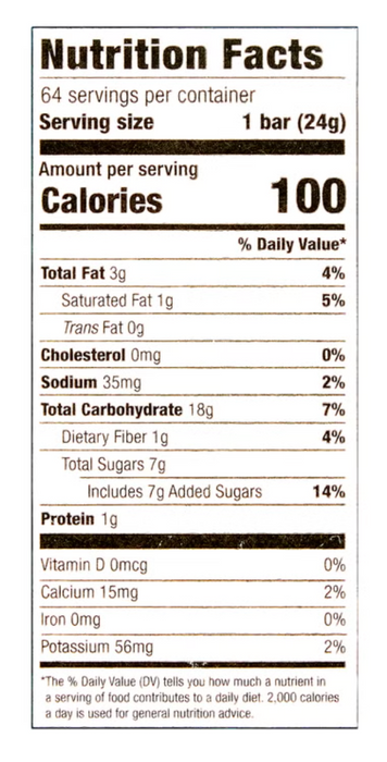 Kirkland Signature 64 Count Soft & Chewy Chocolate Chip Granola Bars, 54.4 oz