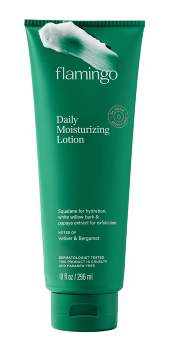 Flamingo 2 Pack Daily Moisturizing Lotion, Vetiver & Bergamot, 10 fl oz Each
