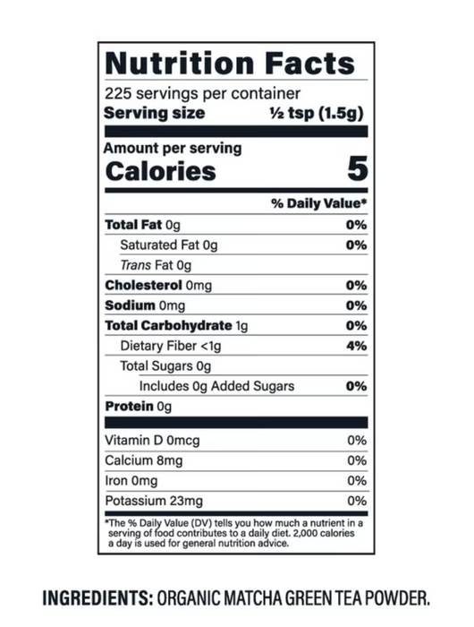 Kirkland Signature 1 Pack Matcha Japanese Green Tea Powder, 12 oz (340 g)