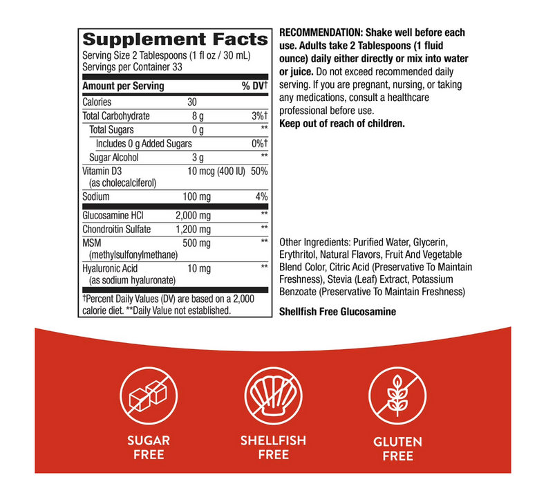 Nature's Way 33.8 Ounces Joint Movement Glucosamine Extra Strength