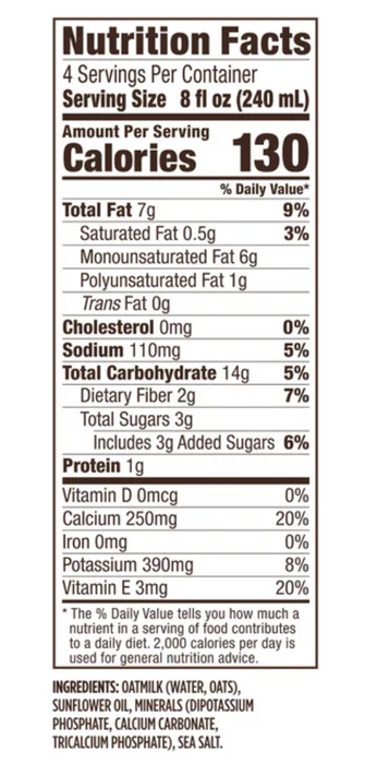 Califia Farms Café Oat Milk 6-Pack – Barista’s Choice, 32 fl oz Each