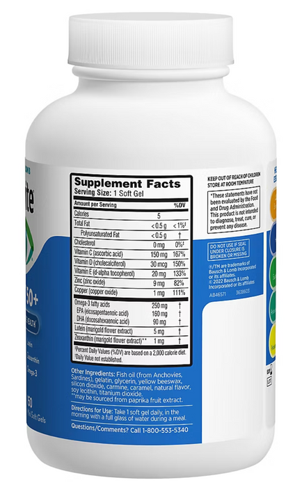 Ocuvite 150 Soft Gels Adult 50+