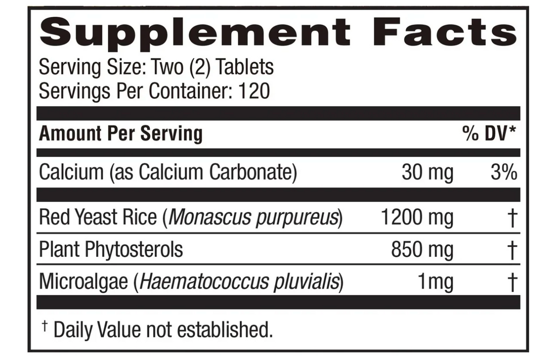 Weider 240 Red Yeast Rice Plus 1200 mg. Tablets