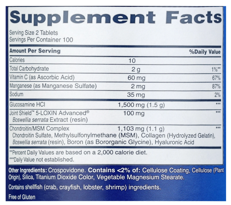 Osteo Bi-Flex 200 Triple Strength Tablets Glucosamine Chondroitin