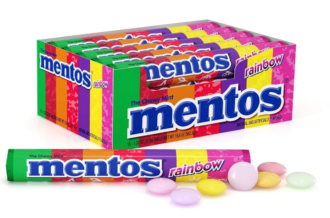 Mentos - Rainbow - 15-count, 1.32 oz each