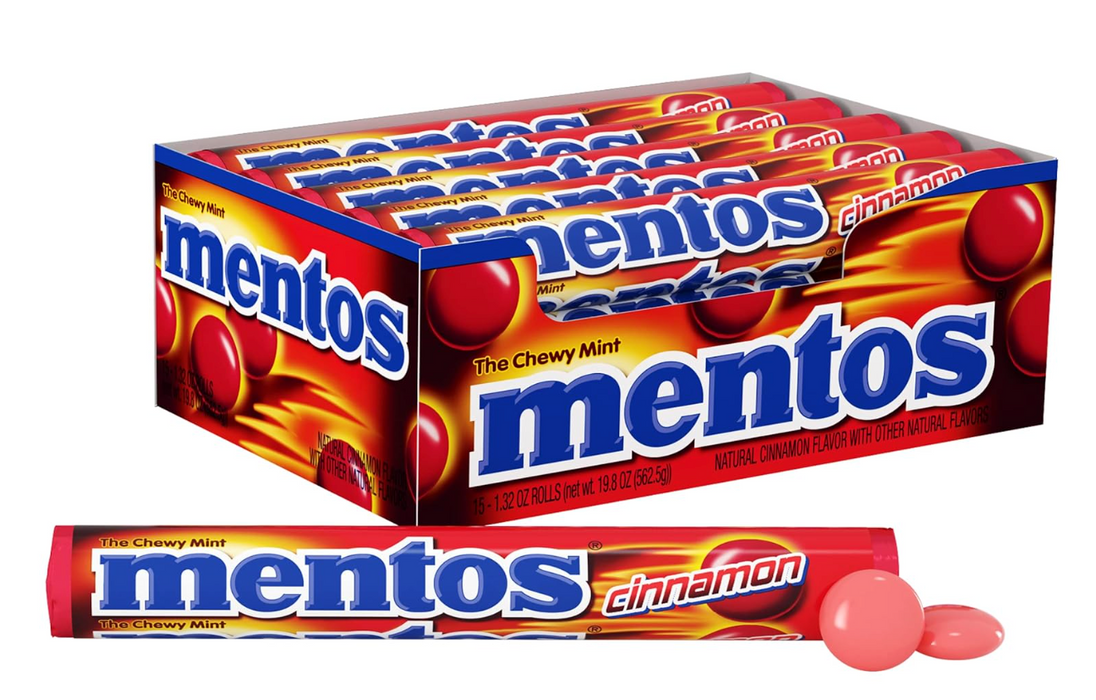 Mentos - Cinnamon - 15-count, 1.32 oz each