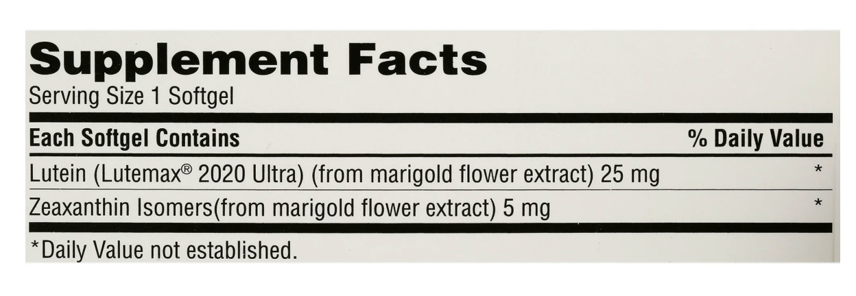 Trunature Lutein & Zeaxanthin Vision Complex, 140 Softgels