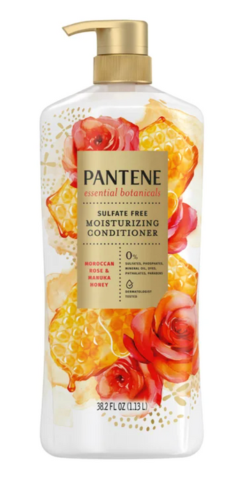 Pantene 38.2 fl oz Free Moisturizing Conditioner- Moroccan Rose & Manuka Honey